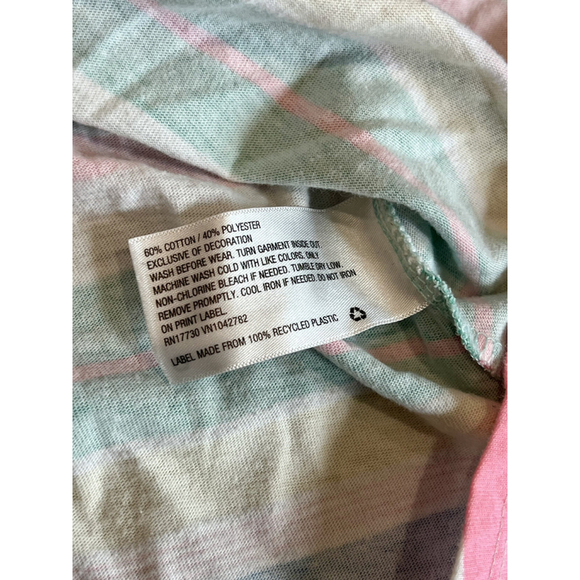 Cat & Jack Girls Striped Knit Dress Yellow Blue Pink Green Size 6/6X - Picture 5 of 5